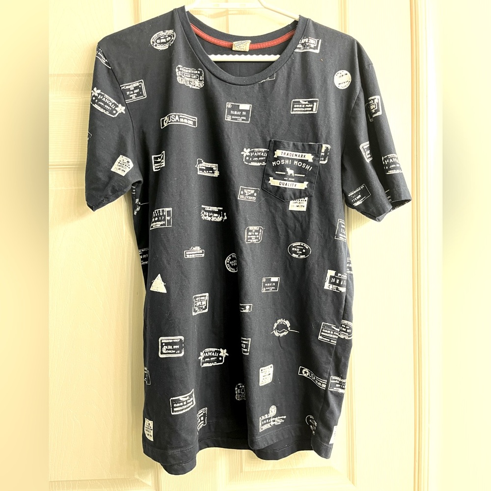 MOSHI MOSHI brand Graphic Print Men's T-Shirt size XL